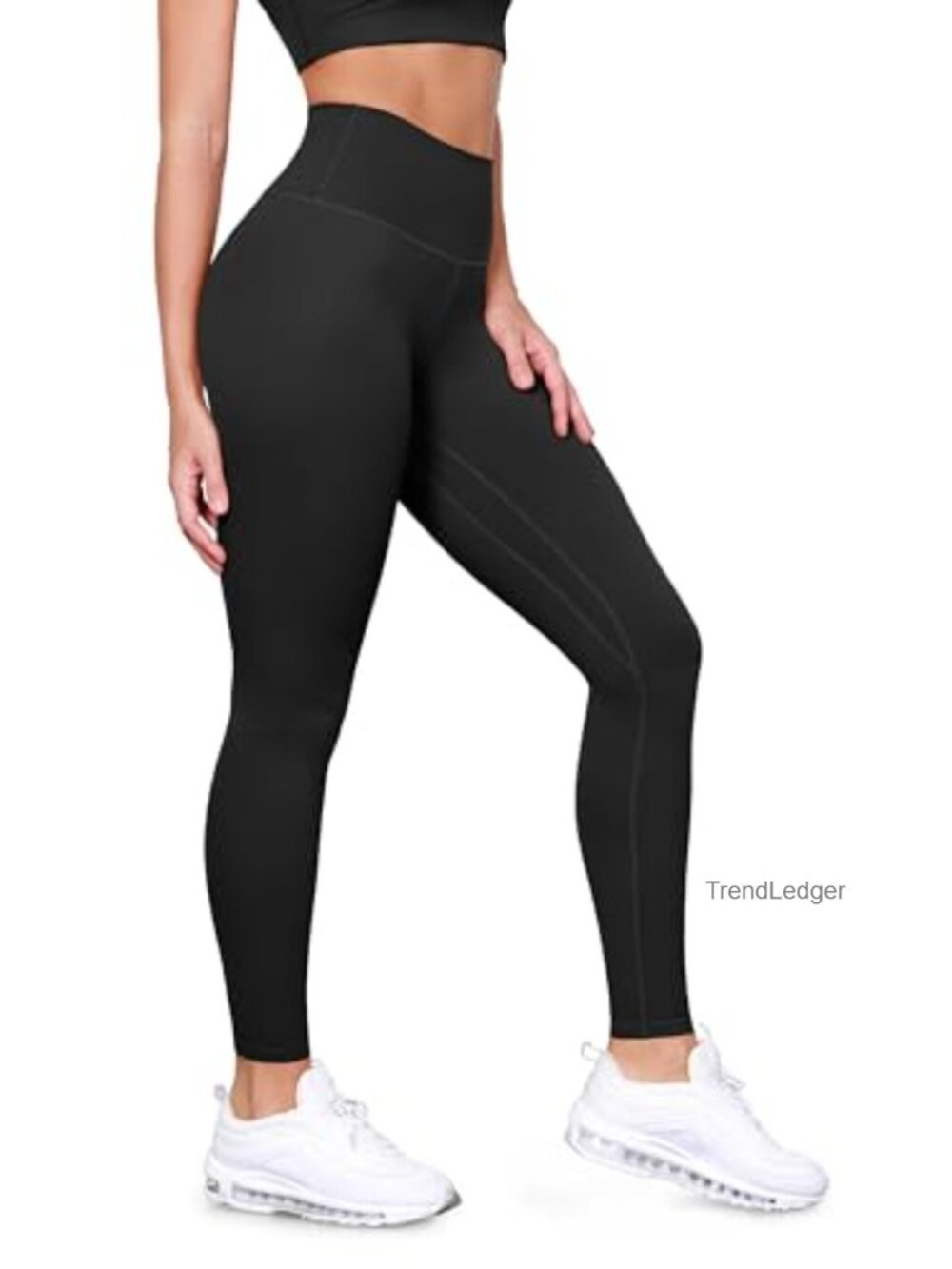High Waist Tummy Control Compression Leggings 28" Inseam Leggings